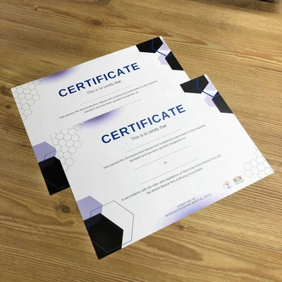 Certificates