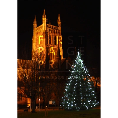 FP/65 Worcester Cathedral at night