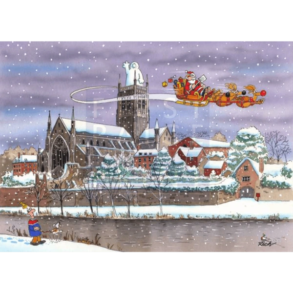 86/42 Santa's Fly Past Worcester