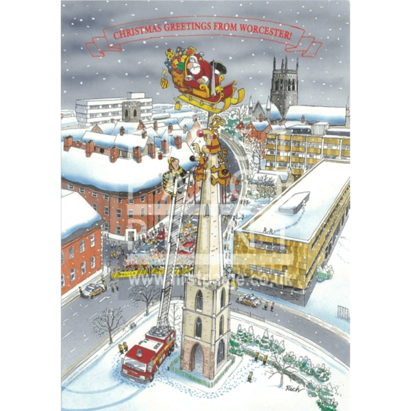 86/41 Santa gets stuck on St. Andrew's Spire