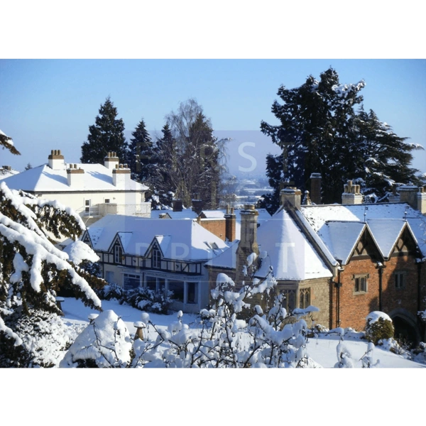 FP/56 Snow on the Abbey Gateway