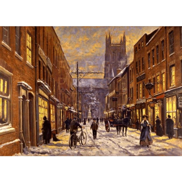 86/23X Worcester Cathedral from High Street