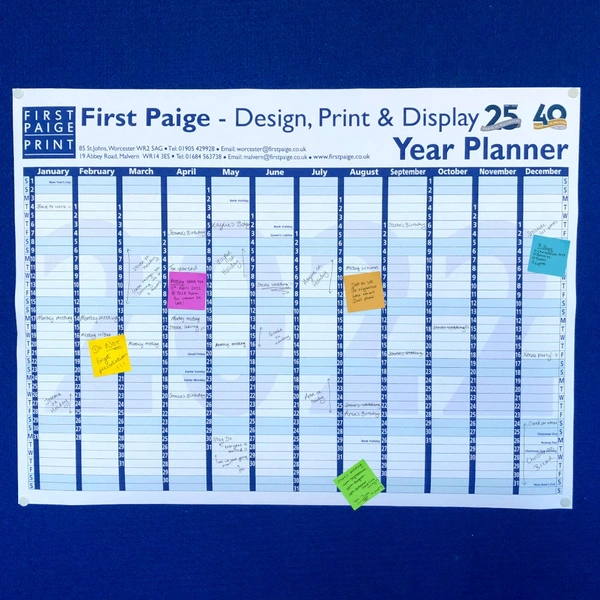 Great for organising important events