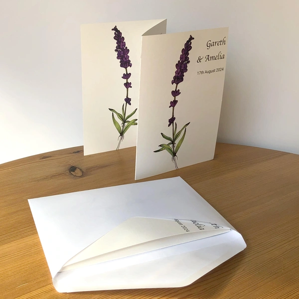  Concertina Fold Invite With Envelope